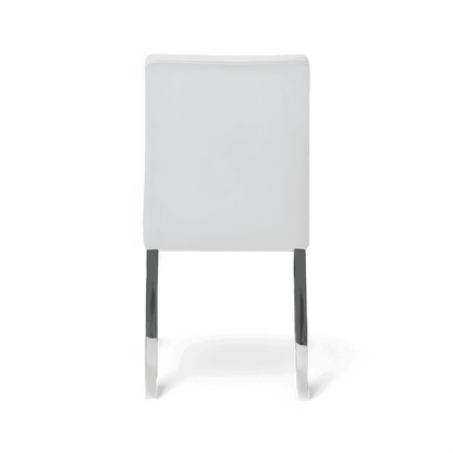 Chaise de salle à manger Leandro blanche