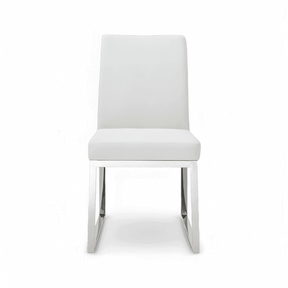 Chaise de salle à manger Leandro blanche