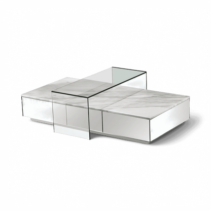 Table basse Lucio blanche