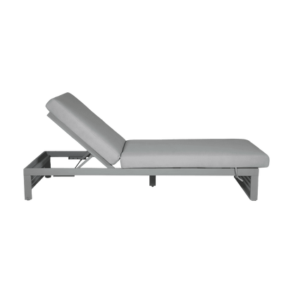 Chaise longue d'extérieur Mallorca grise