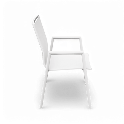 Ensemble de salle à manger d'extérieur Malta blanc
