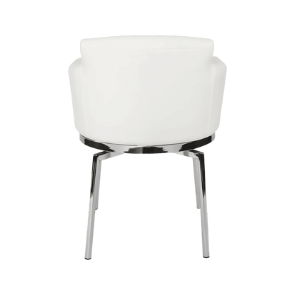 Chaise de salle à manger Aldo blanche
