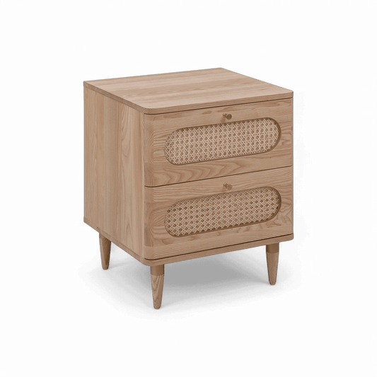 Table de chevet en rotin naturel Frost
