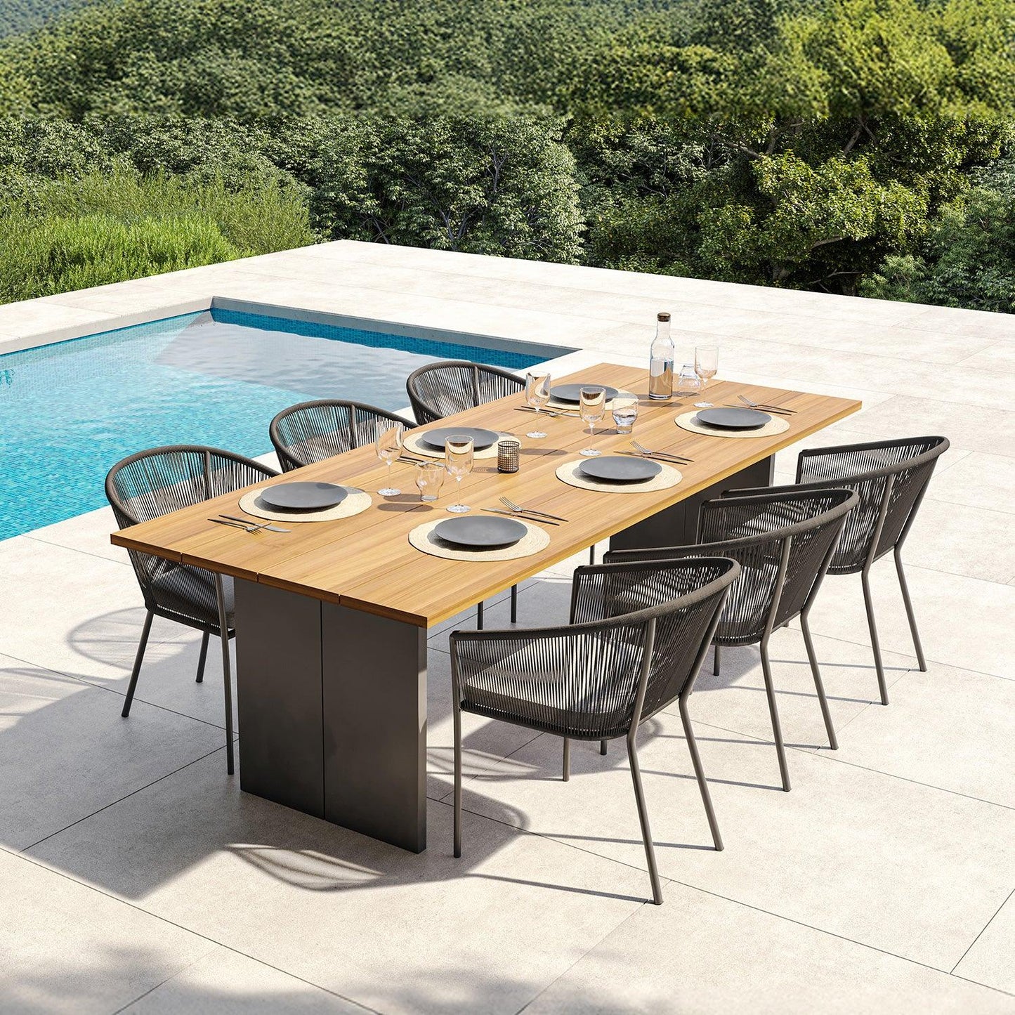 Table à manger d'extérieur Pahani