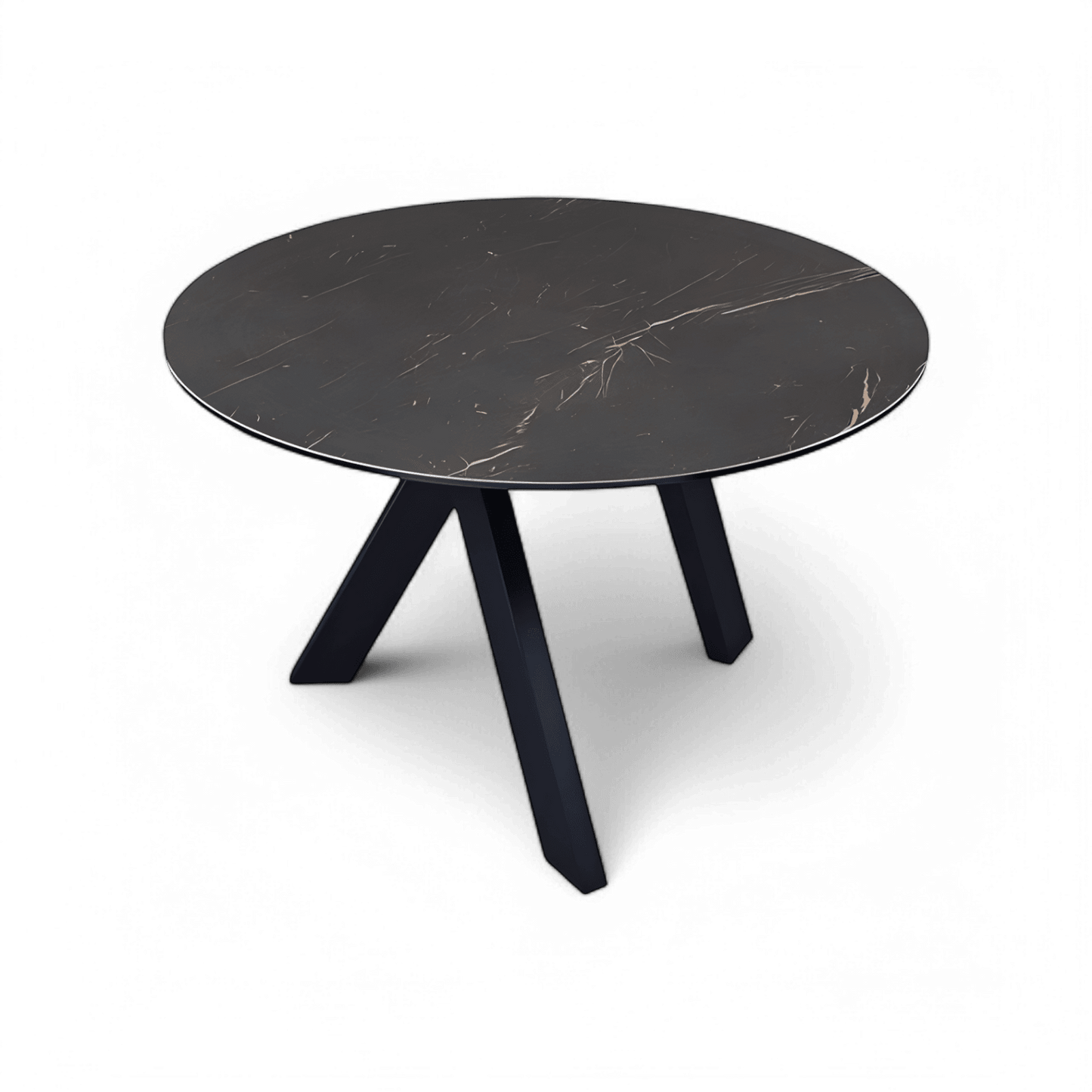 Table à manger ronde Robbie noire