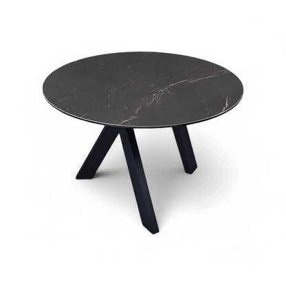 Table à manger ronde Robbie noire