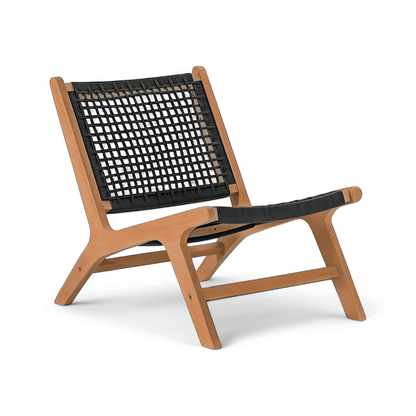 Chaise longue d'extérieur Tahiti gris foncé