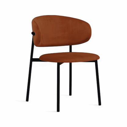 Chaise de salle à manger Zoya en terre cuite